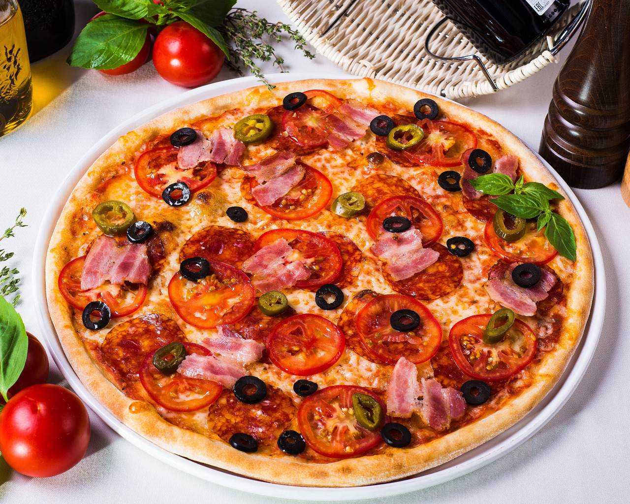 Пицца с оливками рецепт с фото