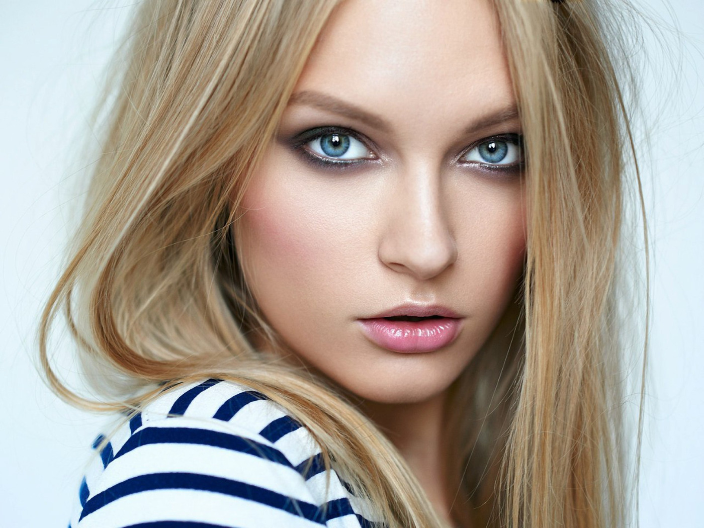 Girl, photo, blue eyes, model, beauty, lips, face, look, blonde, portrait, ...