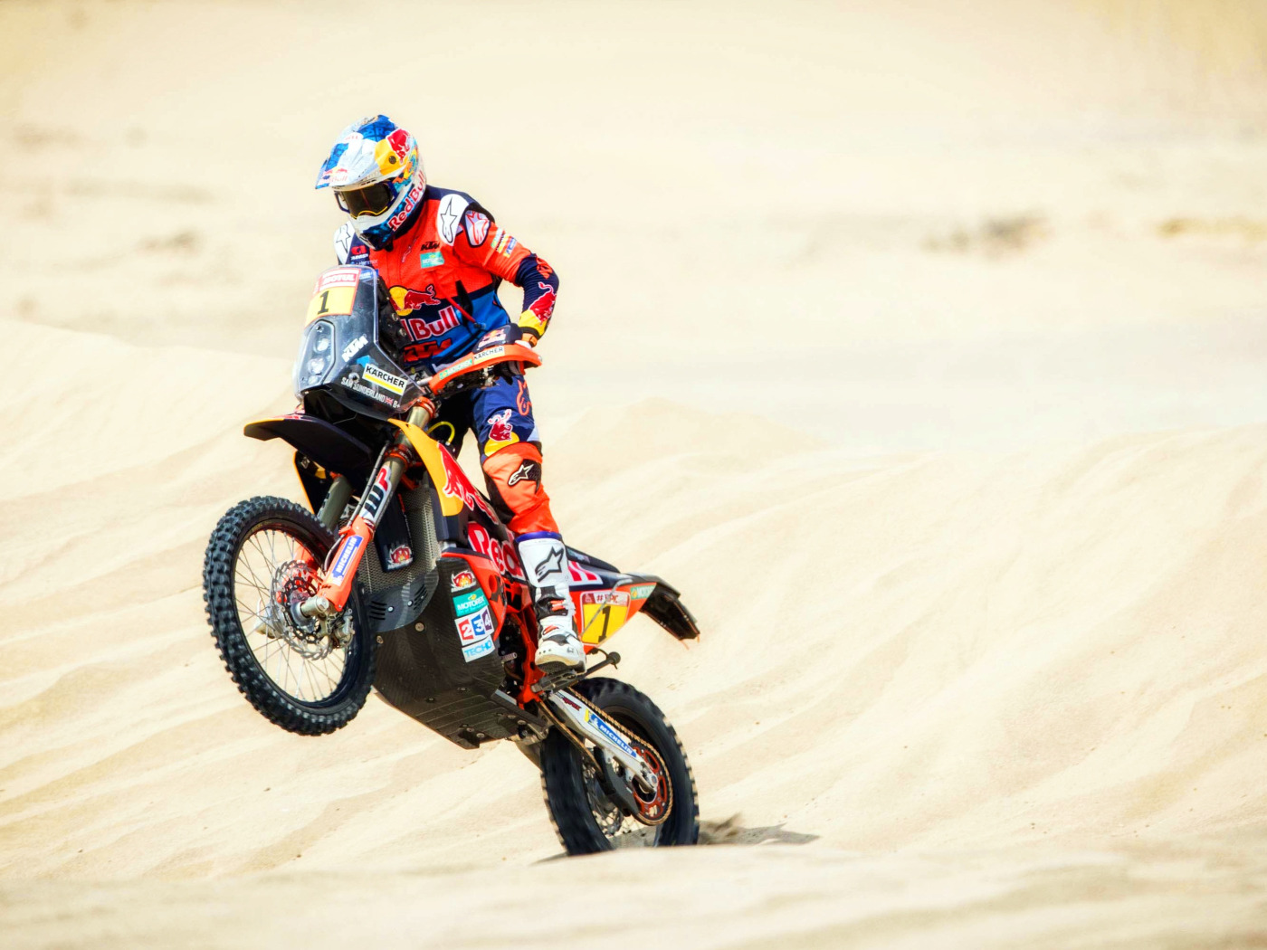 Песок, Спорт, Скорость, Мотоцикл, Гонщик, Мото, KTM, Bike, Rally, Dakar, Да...