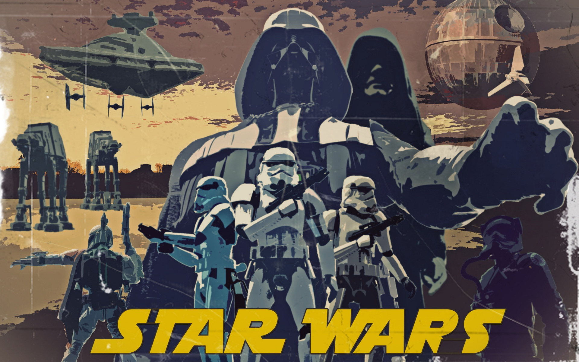 Star Wars, звездные войны, постер. 