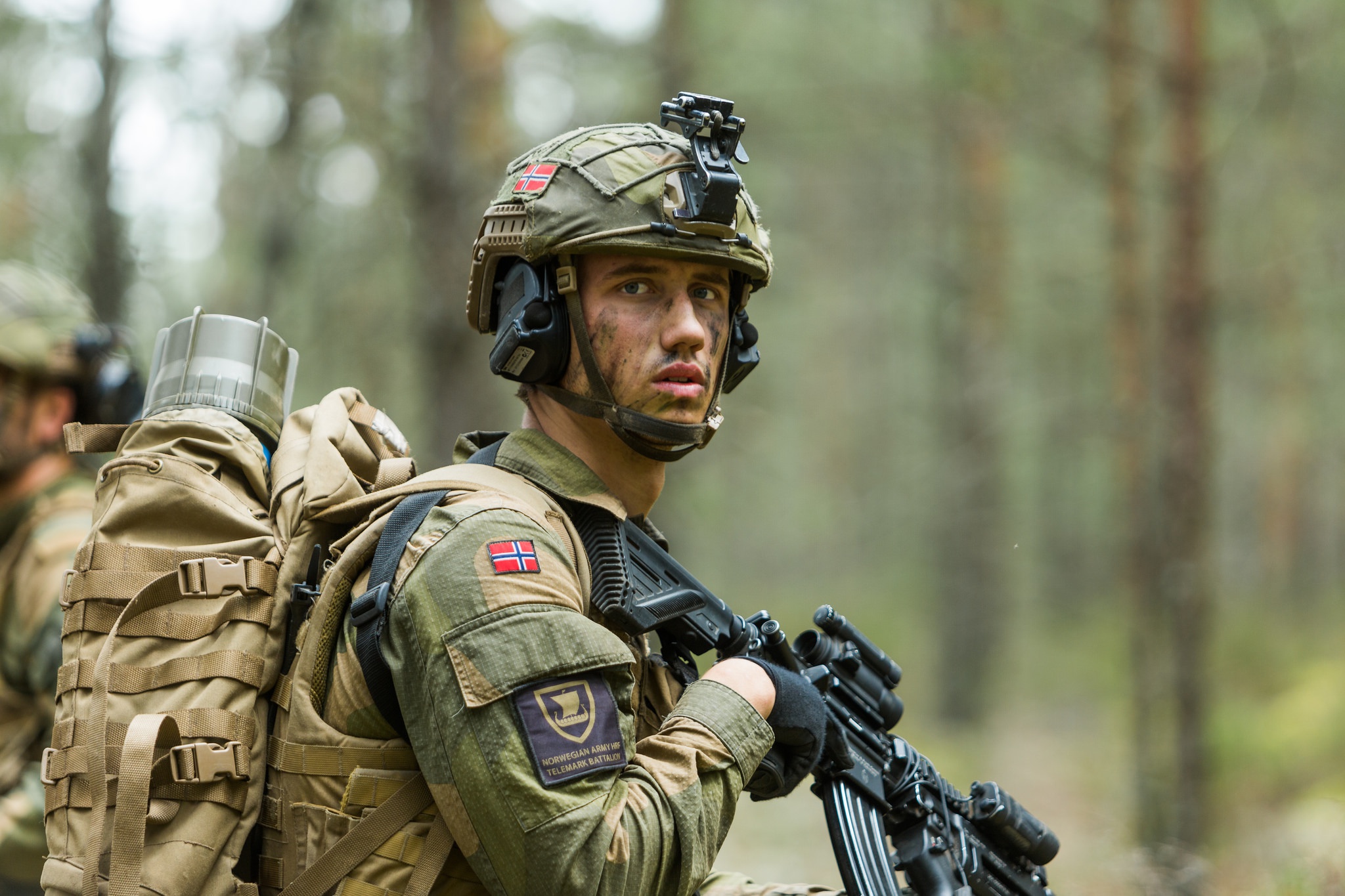 Скачать обои оружие, солдат, Norwegian Army, раздел мужчины в разрешении 20...