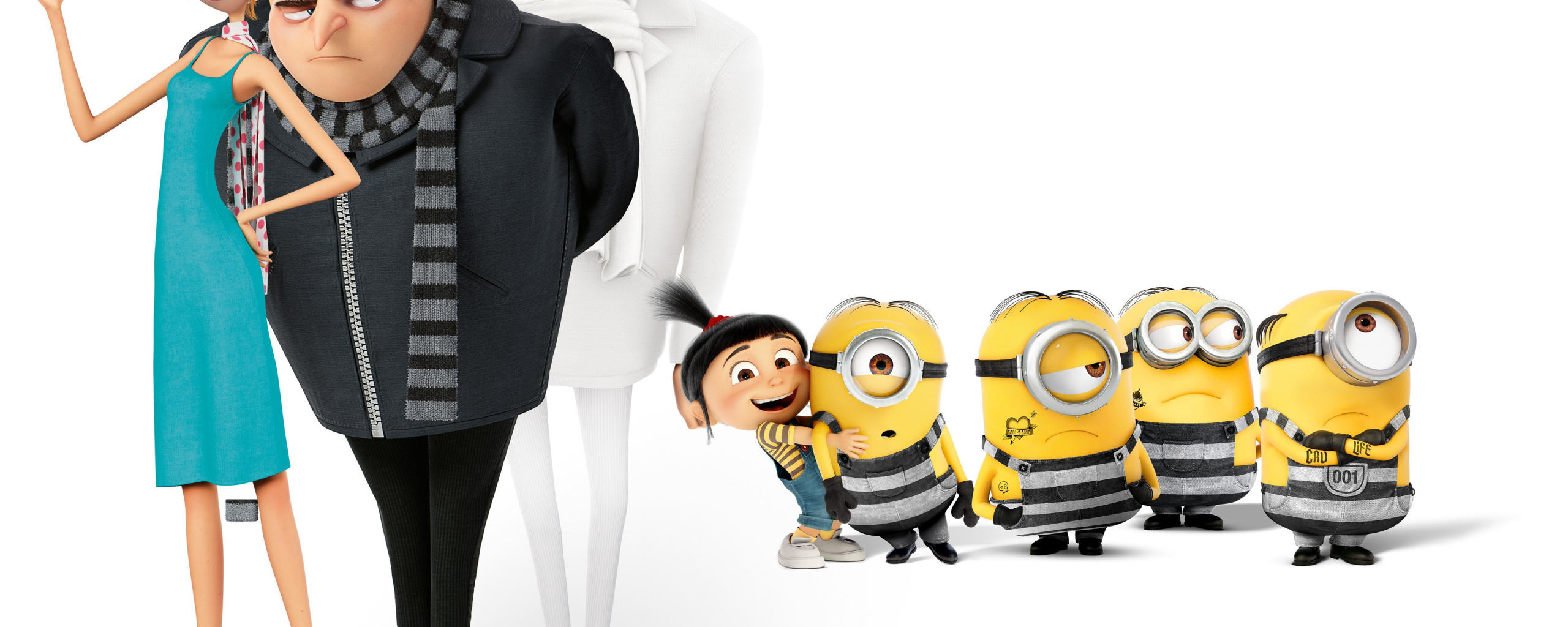 pistol, weapon, woman, man, blonde, brothers, animated film, Despicable Me,...