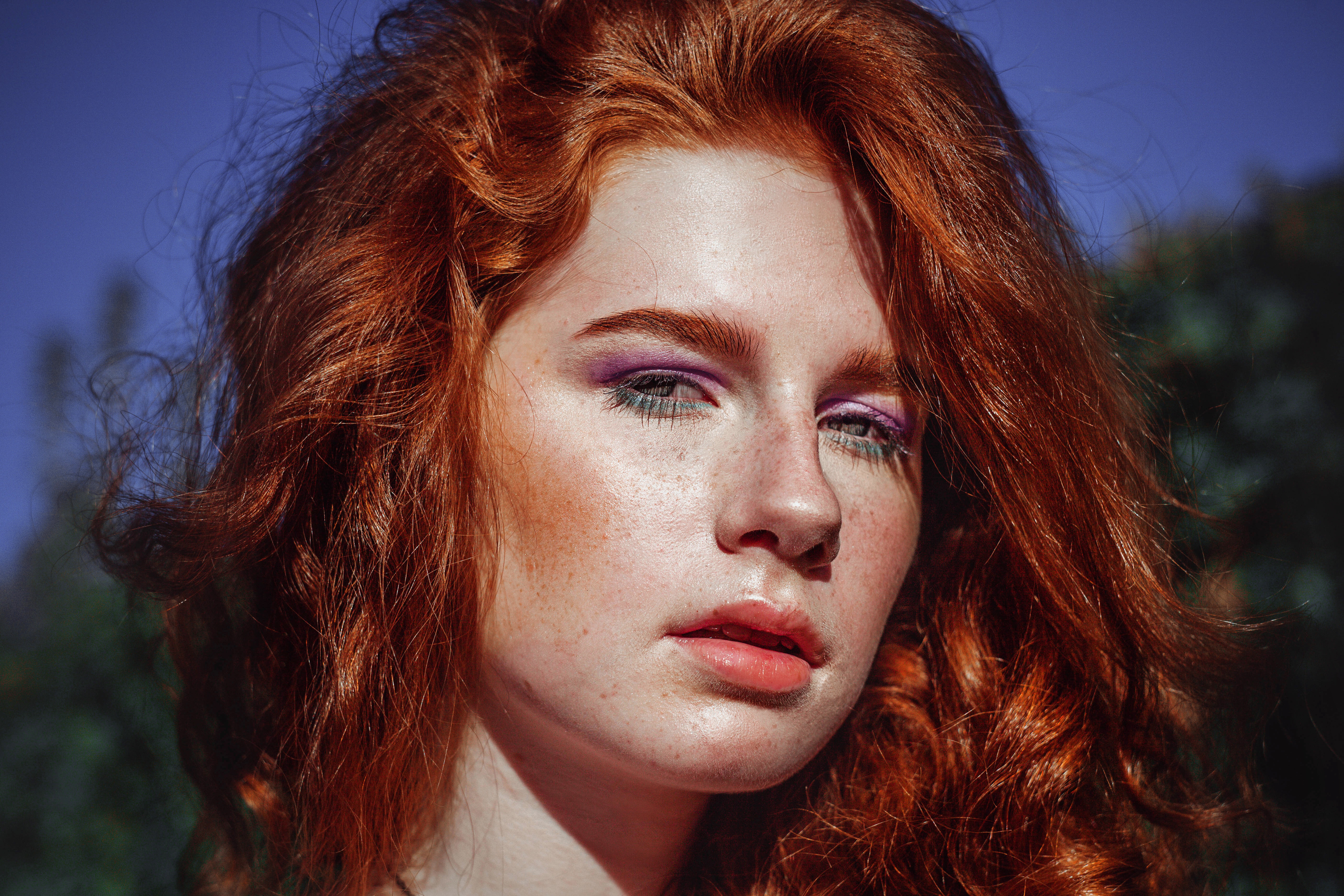 Red head freckles