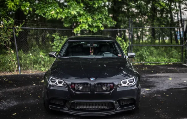 Картинка BMW, Front, Black, F10