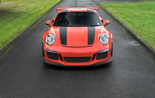 Картинка дорога, спорткар, Porsche 911, Porsche 911 GT3 RS