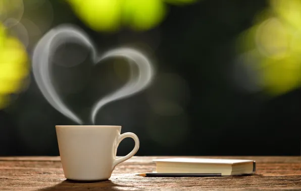 Картинка кофе, утро, чашка, love, hot, heart, romantic, coffee cup, good morning