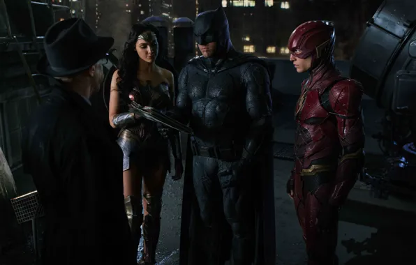Картинка batman, бэтмен, готэм, gal gadot, wonder woman, flash, dc comics, justice league, лига справедливости, bruce …
