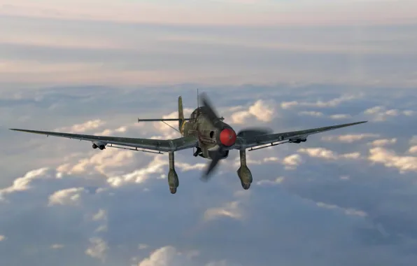 Картинка самолет, штурмовик, render, военный, рендер, plane, юнкерс, Самолет Второй мировой войны, ju 87