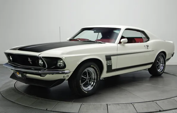 Картинка 1969, Boss 302, Ford Mustang, muscle classic
