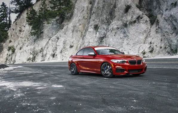 Картинка BMW, Red, F22, Melbourne, M235i