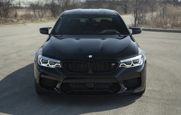 Картинка BMW, Black, Face, F90