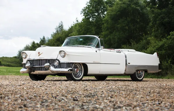 Картинка Eldorado, Cadillac, white, 1954, convertible