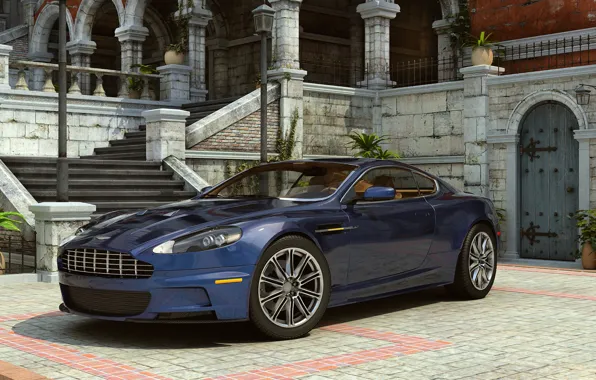 Картинка Aston Martin, DBS, dangeruss, автомобиль класса GT