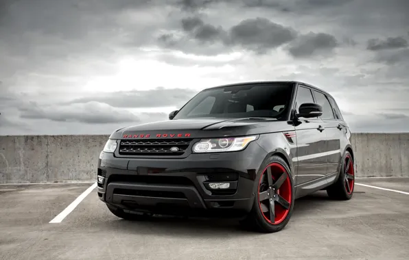 Картинка Range Rover, with, color, Sport, Supercharged, matched, Niche wheels