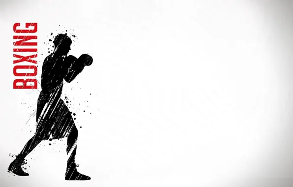 Картинка фон, надпись, спорт, шорты, человек, перчатки, Бокс