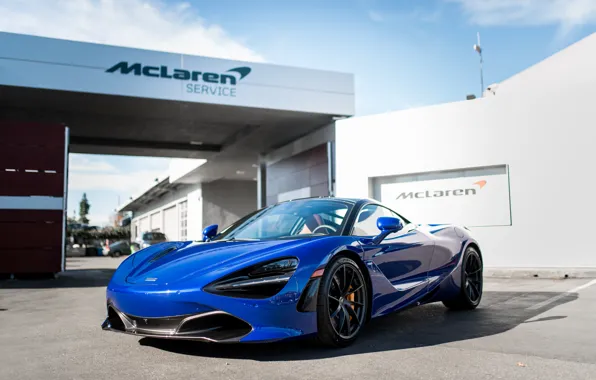 Картинка McLaren, Aurora, Blue, 720s