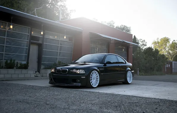 Картинка BMW, black, E46, M3