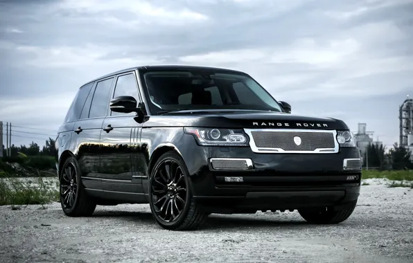 Картинка Range Rover, with, color, Supercharged, exterior, trim, matched
