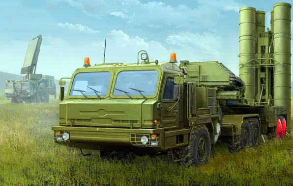 Картинка Триумф, С-400, ЗРК, большой и средней дальности, российская зенитная ракетная система, зенитный ракетный комплекс