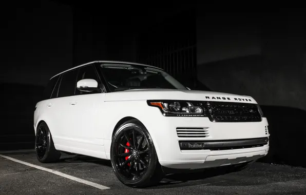 Картинка Range Rover, with, color, exterior, trim, matched