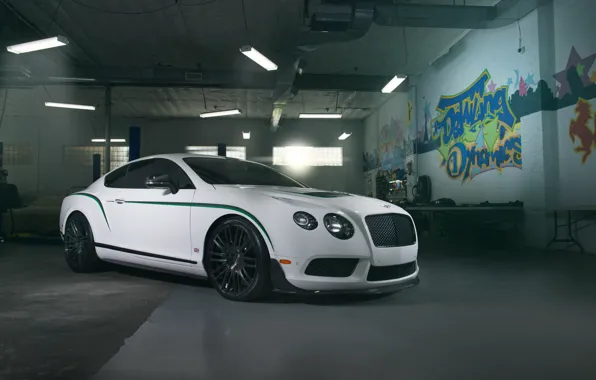 Картинка Bentley, White, Garage, GT3R