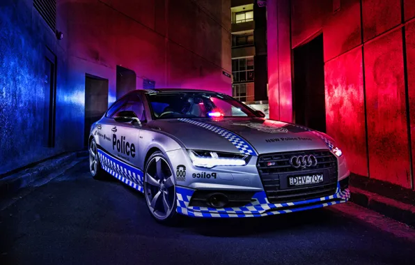 Картинка Audi, ауди, полиция, Police, Sportback