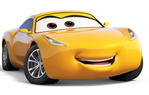 Картинка car, Disney, Pixar, Cars, yellow, animated film, animated movie, Cars 3
