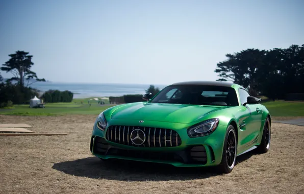 Картинка Mercedes-Benz, GT-R, Green, AMG