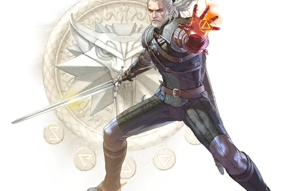 Картинка ведьмак, Геральт, Геральт из Ривии, Geralt From Rivia, SoulCalibur VI