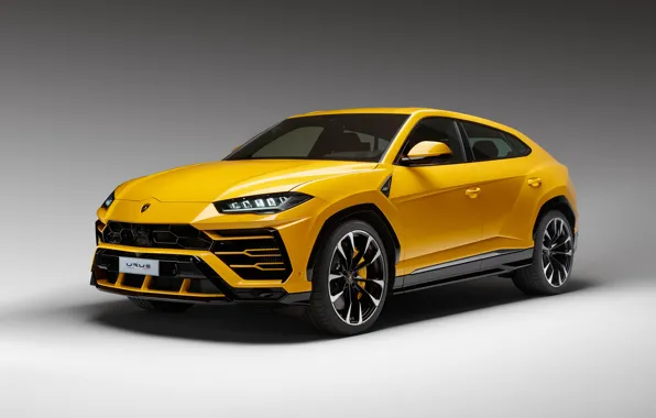 Картинка Lamborghini, yellow, 2018, Urus