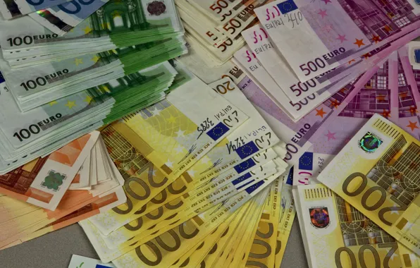 Картинка деньги, евро, валюта, купюры, euro