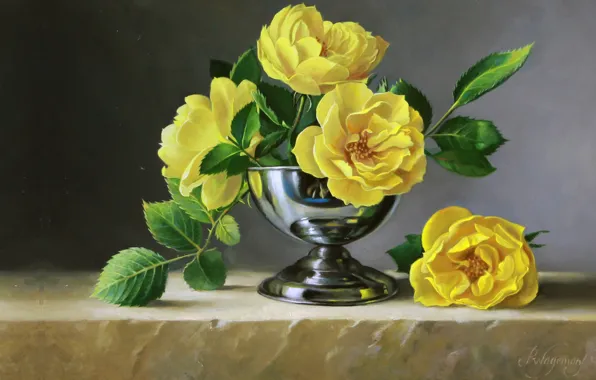 Картинка цветы, букет, арт, Pieter Wagemans