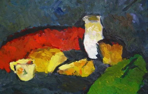 Картинка 2006, сыр, хлеб, кружка, натюрморт, Петяев
