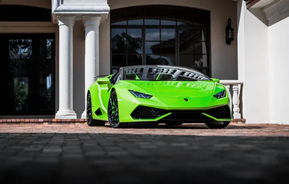 Картинка Lamborghini, Green, Italia, VAG, Huracan