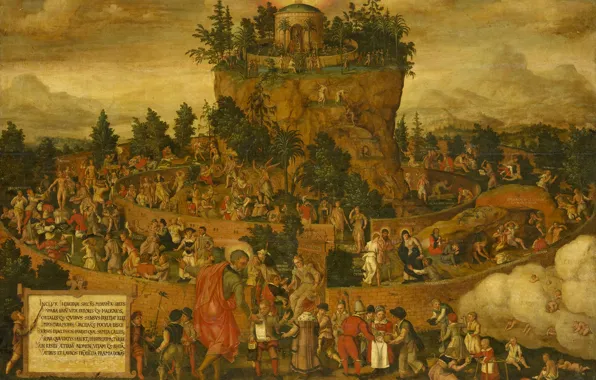 Картинка картина, Tabula Cebetis, 1573-й год