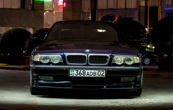 Картинка BMW, Front, Alpina, E38, Almaty, 740Li
