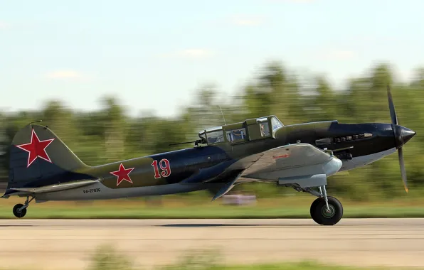 Картинка ВВС СССР, Ил-2, советский штурмовик, времён Великой Отечественной войны