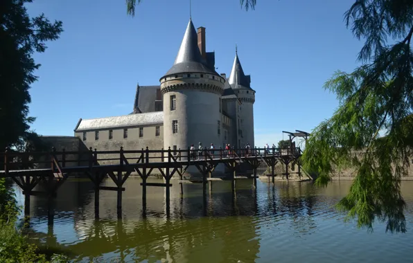 Картинка Франция, France, Chateau de Sully sur Loire, Замок Сюлли-сюр-Луар