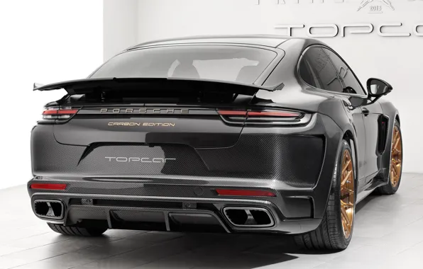 Картинка Porsche, Panamera, GTR, вид сзади, 2018, Stingray, TopCar, Carbon Edition