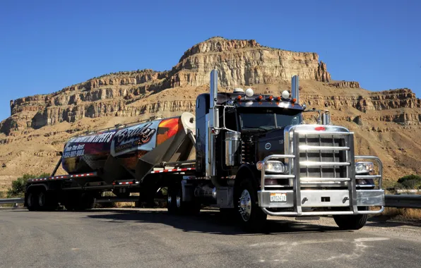 Картинка грузовик, truck, peterbilt 389, brady trucking