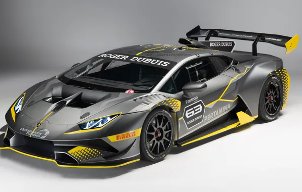 Картинка Lamborghini, гоночное авто, Huracan, Super Trofeo Evo