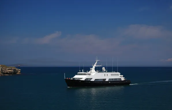 Картинка катер, связи, Черное море, вспомогательный флот