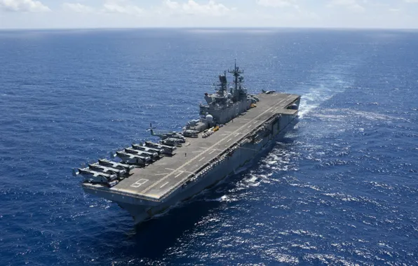 Картинка USS Makin Island, amphibious assault ship, LHD 8