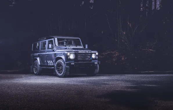 Картинка Land Rover, Night, Defender