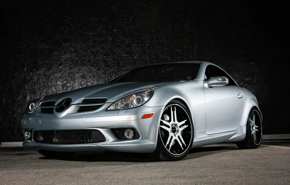 Картинка Mercedes, wheels, color, SLK, Giovanna, lowered, matched