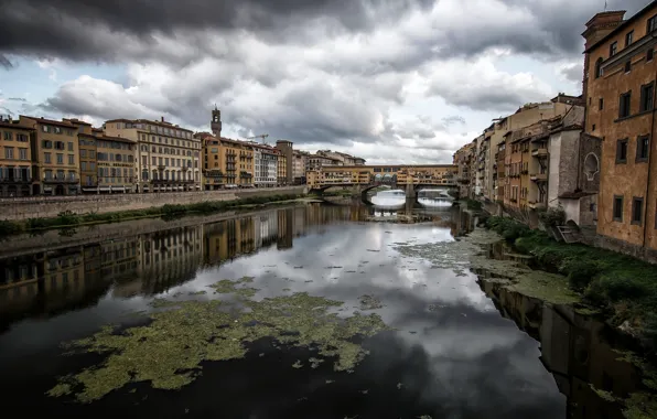 Картинка город, Florence, Ponte Vecchio