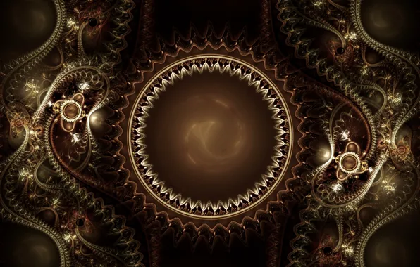 Картинка круг, симметрия, Chocolate Whirl