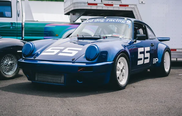 Картинка спортивная, Porsche 911, передок