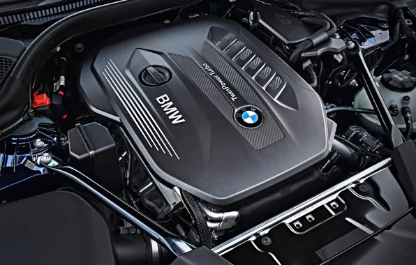 Картинка двигатель, BMW, универсал, xDrive, Touring, 530d, 5er, 2017, 5-series, G31