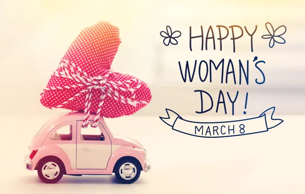 Картинка сердечки, happy, 8 марта, heart, romantic, gift, Women's Day